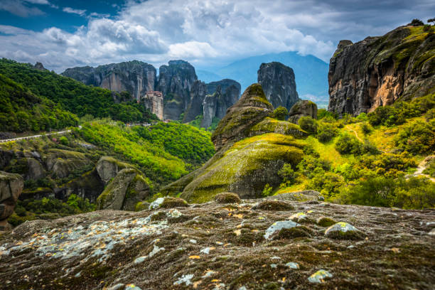 istock Meteora Monasteries in Greece Kalambaka 1195546656