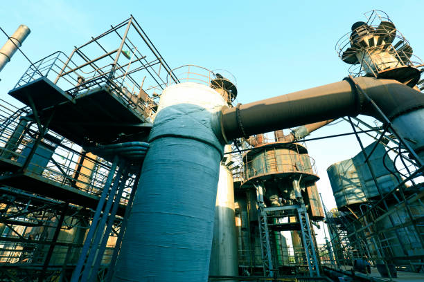 istock The old factory and equipment 1195548990