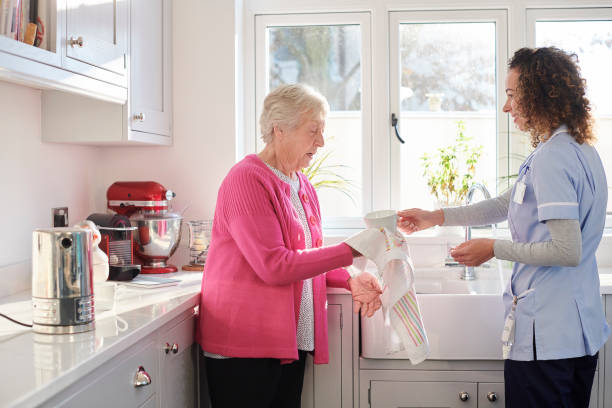 istock memory tasks for senior woman 1195553612