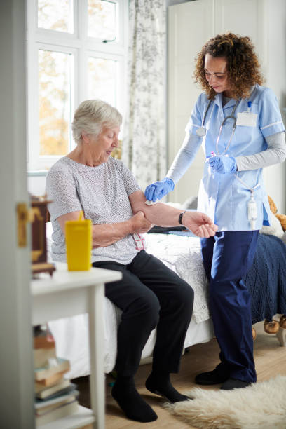 istock senior diabetic care 1195556189