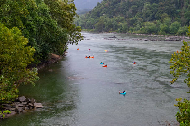 istock People Tubing on a River 1195556856