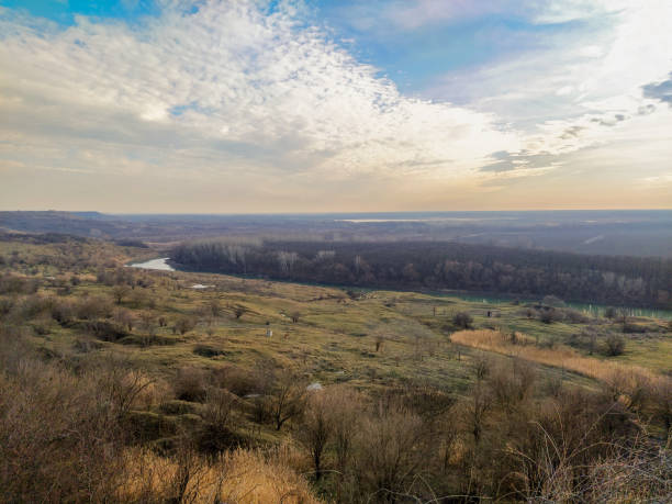 istock Winter Valley of the Kuban River 1195557882