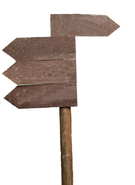 istock wooden signpost directions isolated 1195559275