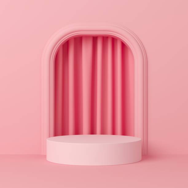 istock Abstract mock up scene with geometry shape podium. stock photo 1195561883