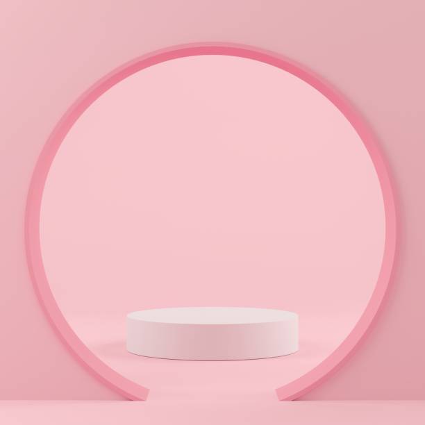 istock Abstract mock up scene with geometry shape podium. stock photo 1195561891