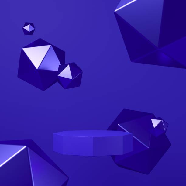 istock Abstract mock up scene with geometry shape podium. stock photo 1195562422