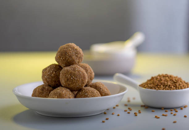 istock Methi Ke Laddu  or Methi ki Pinni 1195565059