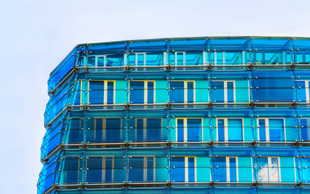 istock Modern apartment house business building architecture Berlin Germany reflex 1195568491