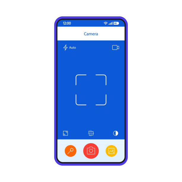 290+ Cell Phone Camera Mobile Check Stock Illustrations, Royalty-Free ...