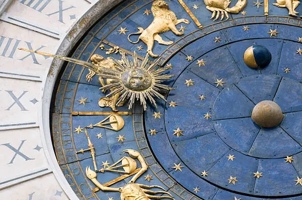 Designed by Mauro Codussi and constructed between 1496 and 1499, this beautiful astronomical clocktower is located in St.Mark Square, Venice, Italy. http://img683.imageshack.us/img683/632/veneziapan2colorlbis.jpg