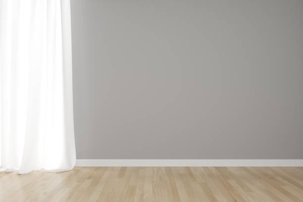 istock Interior mock up scene with wall background. 3d illustration. 1195576904