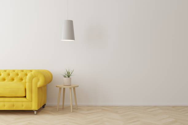 istock Interior mock up scene with wall background. 3d illustration. 1195576915