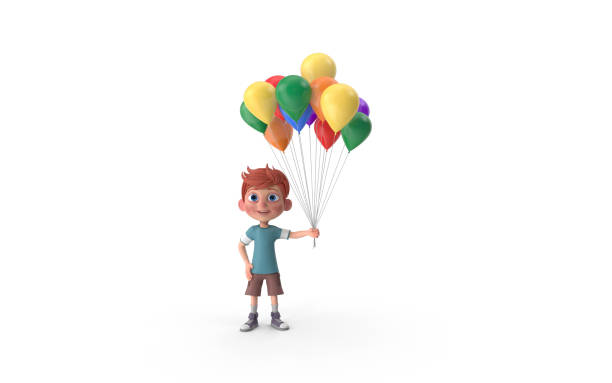 In focus, the ball is flying through the air towards the 5-year-old with glasses. The background is out of focus.