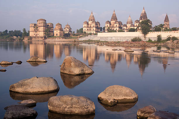istock Orchha temples in Madhya Pradesh, India 119558036