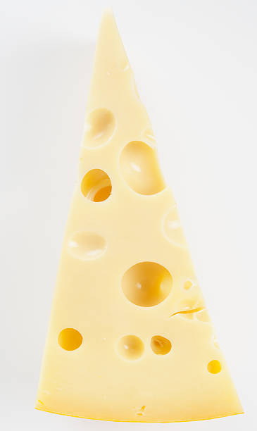 istock Piece of ripened swiss cheese 119558295