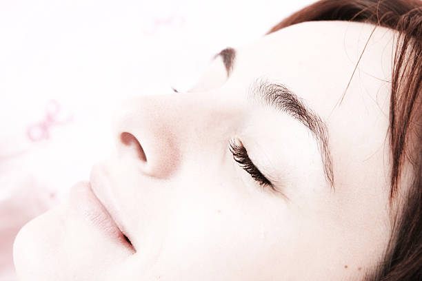 istock Beautiful young woman sleeping. 119559049