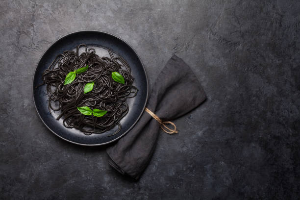 56,600+ Black Noodle Stock Photos, Pictures & Royalty-Free Images - iStock