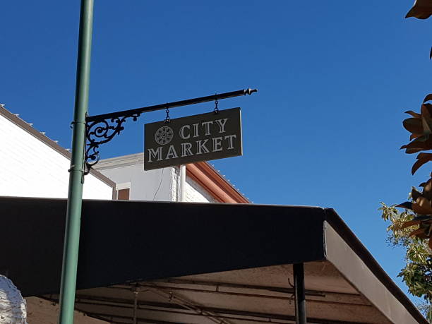 City Market in Savannah, Georgia stock photo