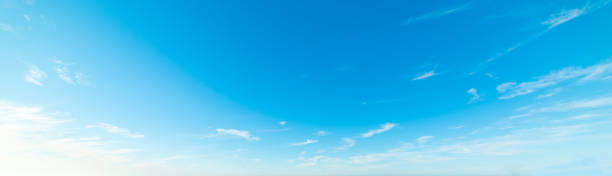 istock Small clouds and blue sky in California 1195599916