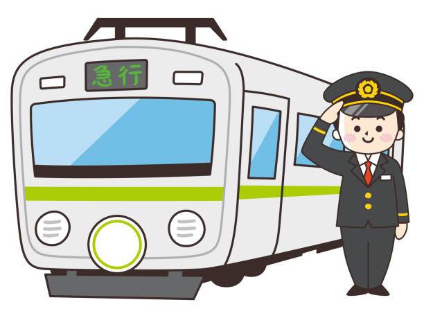260개 이상의 철도 차장 일러스트 스톡 사진, 그림 및 Royalty-Free 이미지 - iStock