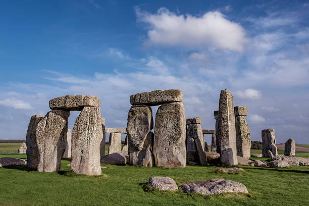 스톤헨지 - european culture megalith observatory rock 뉴스 사진 이미지