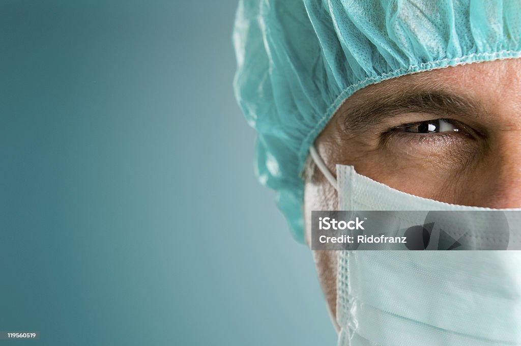 Absorbed surgeon closeup  Doctor Stock Photo