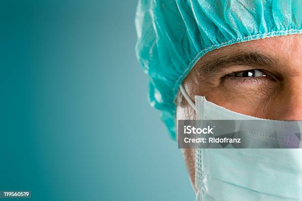 Absorbed Surgeon Closeup Stock Photo - Download Image Now - Doctor, Dentist, Surgeon