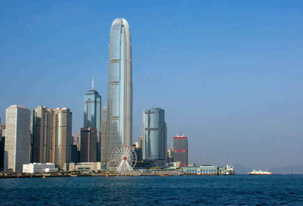 A view of Central, Hong Kong from Victoria Harbour\n\nEDITORIAL USE ONLY
