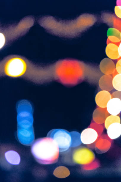 istock christmas lights on the streets at night 1195614957