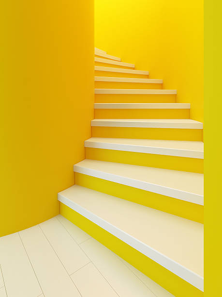 istock spiral wooden staircase, 119561684
