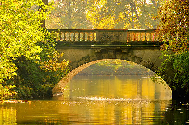 General San Martin Park lake in Mendoza, Argentina
