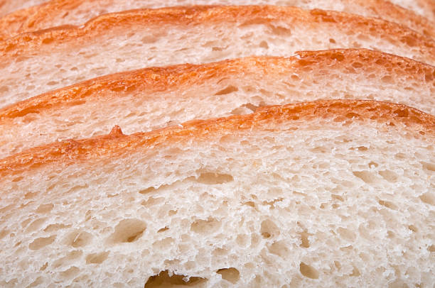 Sliced white wheat bread