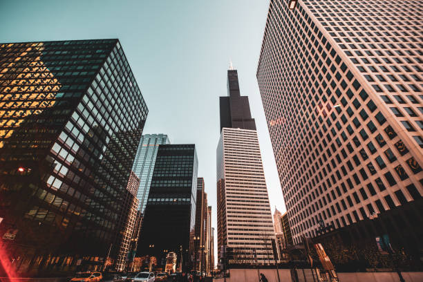istock Chicago City Skyscrapers 1195623680