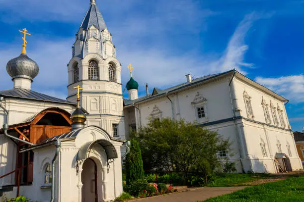 Nikitsky Monastery in Pereslavl-Zalessky, Russia. Golden ring of Russia