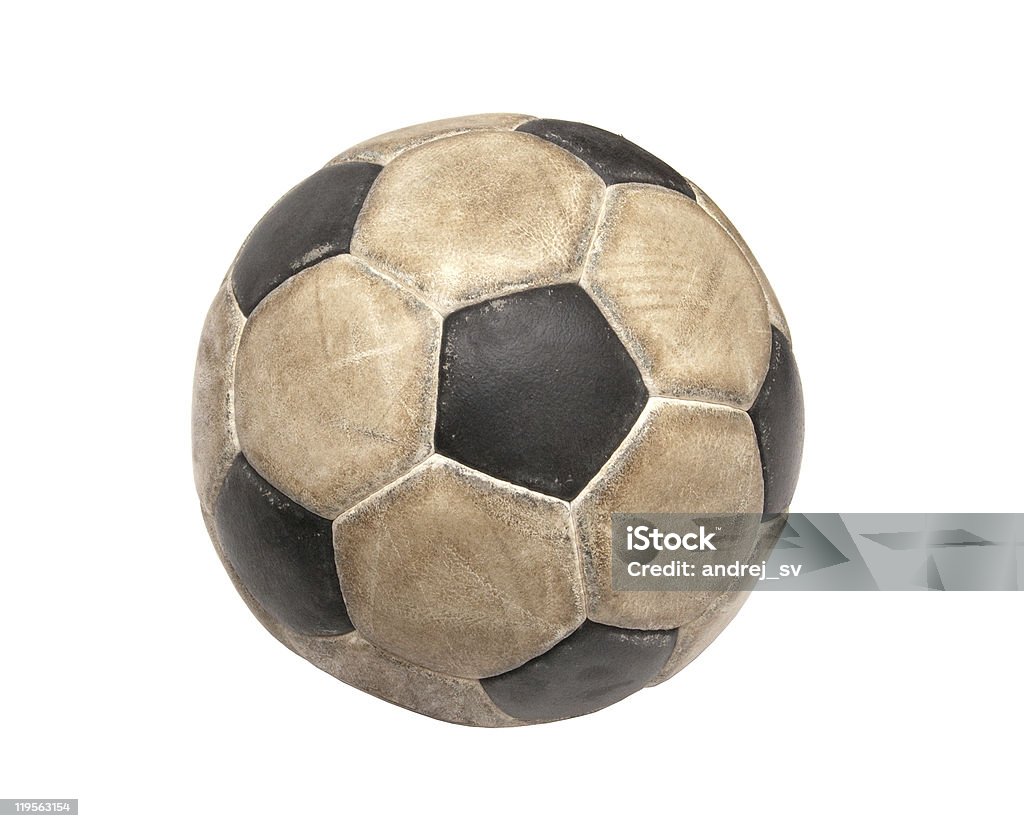 Dirty Fußball ball - Lizenzfrei Schmutzig Stock-Foto