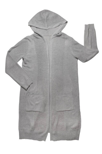 istock Hooded long cardigan 1195635188
