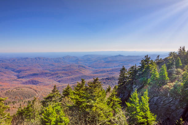 istock View from Grandfather Mountain, NC 1195639098