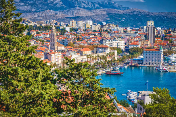 istock A view of the Split harbour and the city (HDRi) 1195644849