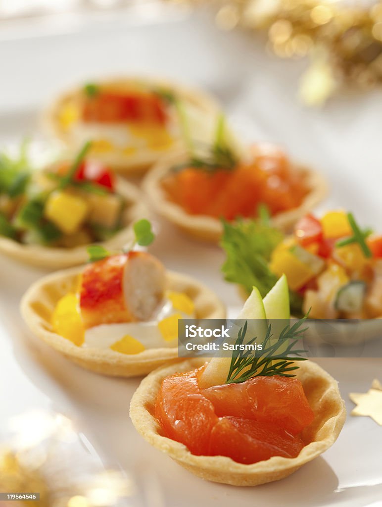 Holiday Appetizers  Antipasto Stock Photo