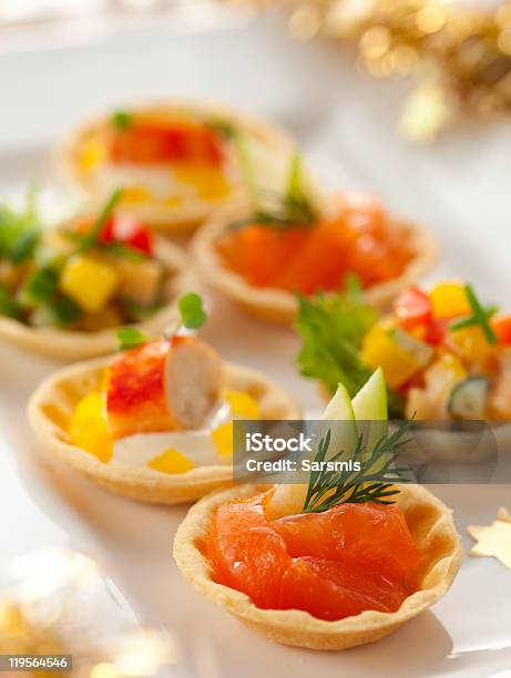 Holiday Appetizers Stock Photo - Download Image Now - Antipasto, Appetizer, Apple - Fruit