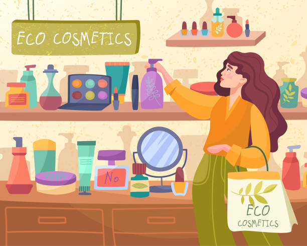 Mujer Vendedora Cosmeticos Vectores Libres de Derechos - iStock Mujer Vendedora Cosmeticos Vectores Libres de Derechos - iStock