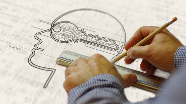 istock Cyber privacy in cyberspace futuristic sketch 1195647367