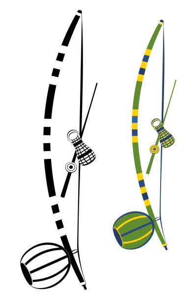 Capoeira Instruments vector art illustration
