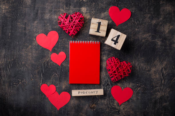 istock Valentines Day background with red hearts 1195654174