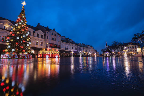 istock Rainy Christmas in Rzeszow 1195656919