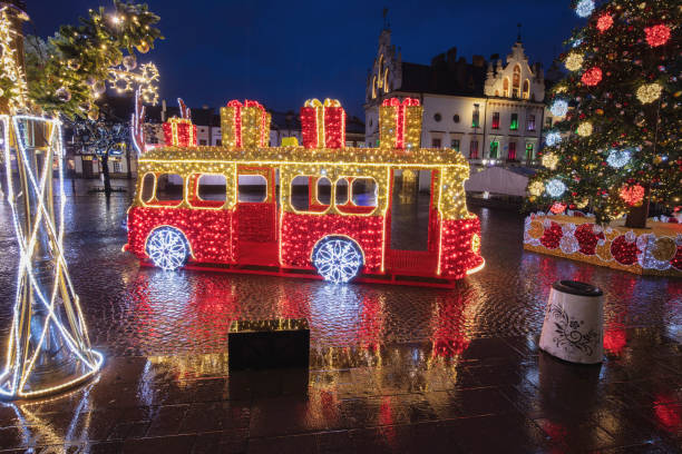 istock Rainy Christmas in Rzeszow 1195656924