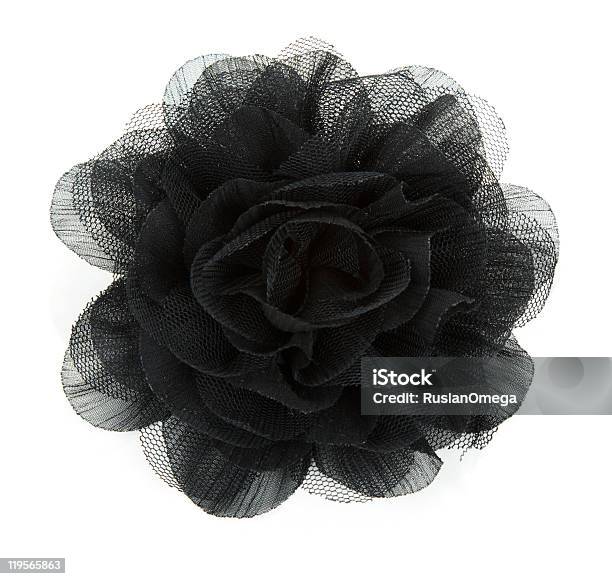 Fiore Di Pizzo Nero E Rosa - Fotografie stock e altre immagini di Arredamento - Arredamento, Bellezza, Colore nero