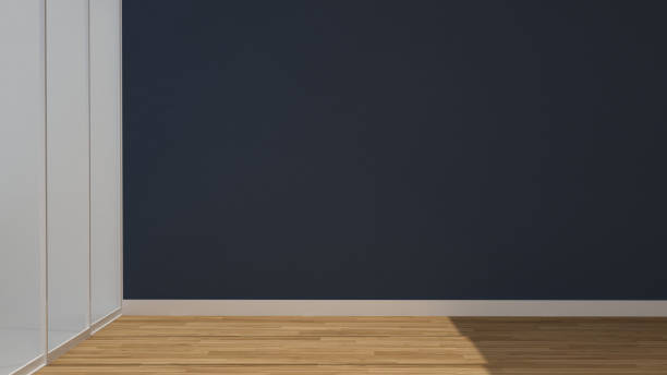 istock Space design for apartment room or hotel room artwork. Empty room design for artwork. 3D Illustration 1195663715