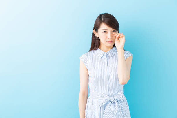 istock asian woman who cry 1195676132