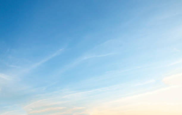 istock Beauty white cloud and clear blue sky in sunny day texture background 1195679702